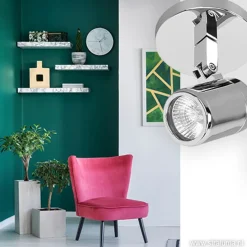 Badkamer spot Rain 1 lichts chroom