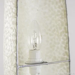 Beach wandlamp schelpen wit