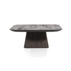 Bijzettafel Aron bruin 80x80 cm