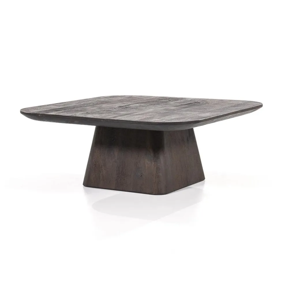 Bijzettafel Aron bruin 80x80 cm