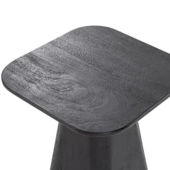 Bijzettafel Aron zwart 40x40 cm