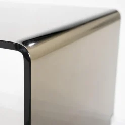 Bijzettafel bruin 48x42x38 cm