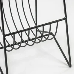 Bijzettafel mango hout met tijdschriftenrek