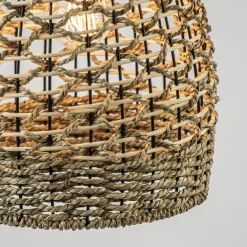 Botanische hanglamp touw 24 cm