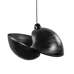 Botanische hanglamp zwart 50 cm