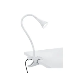 Buigbare klemlamp wit inclusief LED