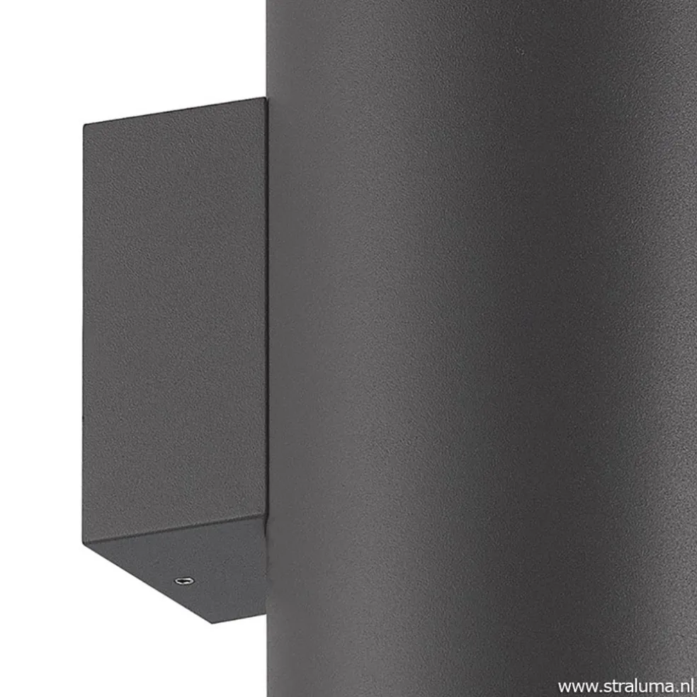 Buitenlamp Vulcano wand grafiet IP65