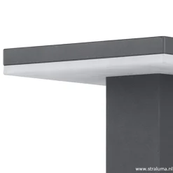 Buitenlamp-wandlamp antraciet square