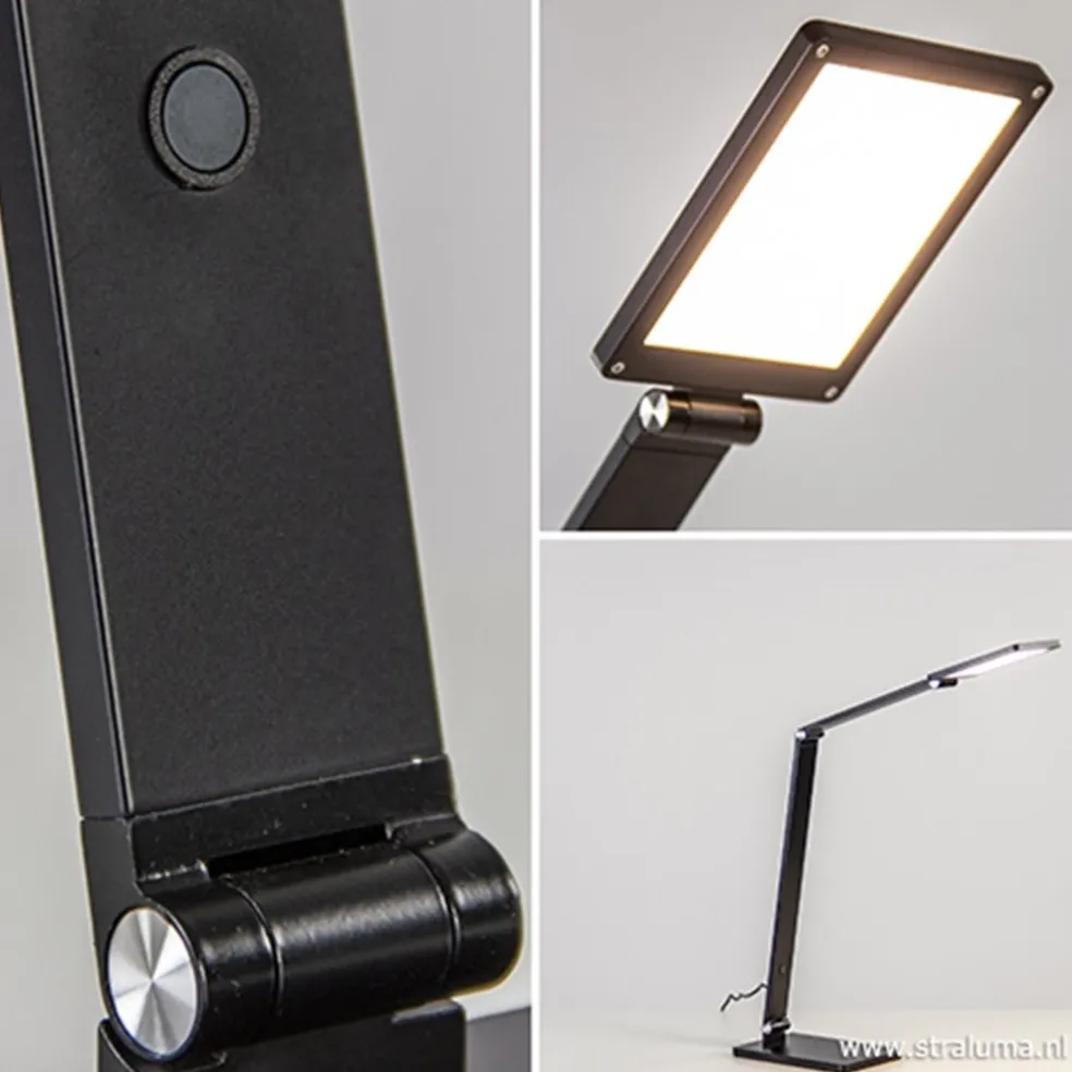 Burolamp Galaxy zwart 3-step dimmer