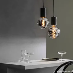 Calex Bilbao led lamp titanium 4w e27