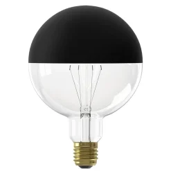 Calex LED G125 kopspiegel zwart dimbaar