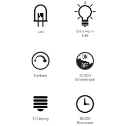 Calex Organic Neo led lamp gold e27