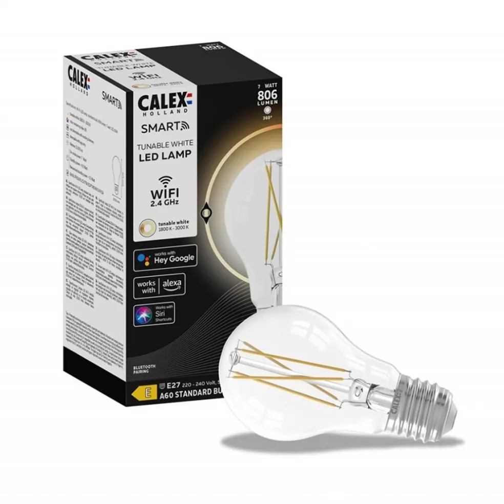 Calex Smart Home E27 LED filament helder A60