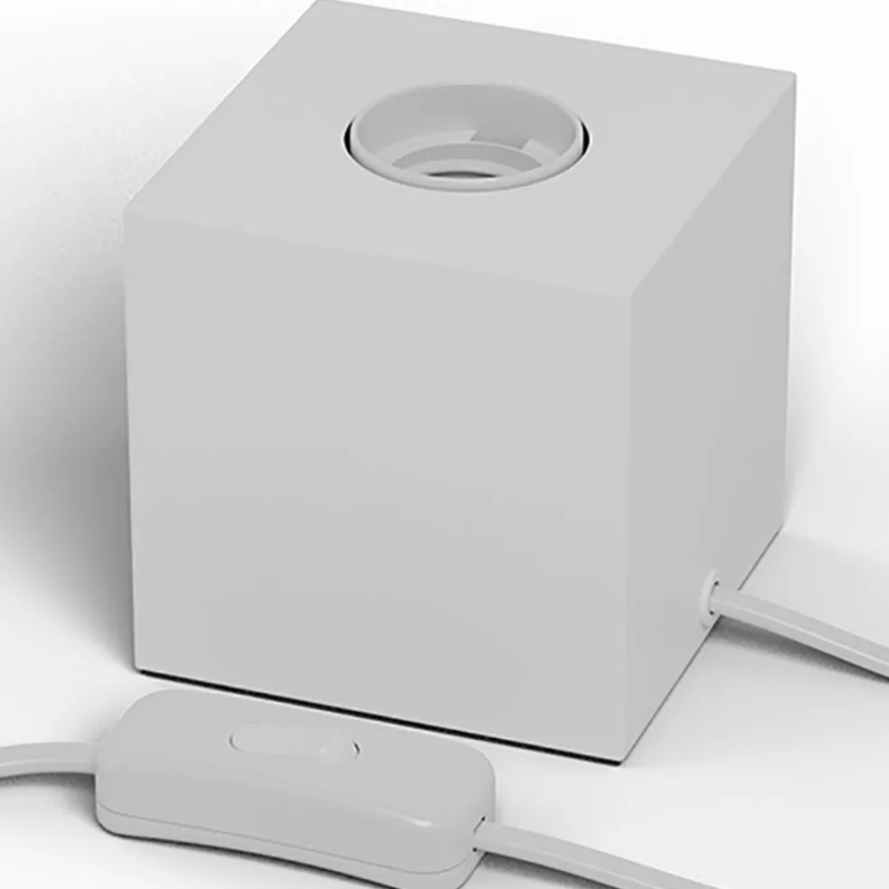 Calex tafelarmatuur kubus mat wit