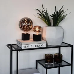 Calex tafelarmatuur kubus mat zwart