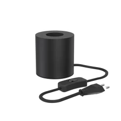 Calex tafelarmatuur rond zwart