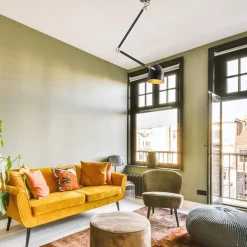 Chique plafondlamp zwart met goud verstelbaar