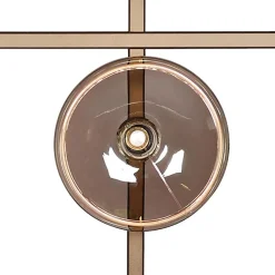 Decoratief metalen wandrek inclusief potten