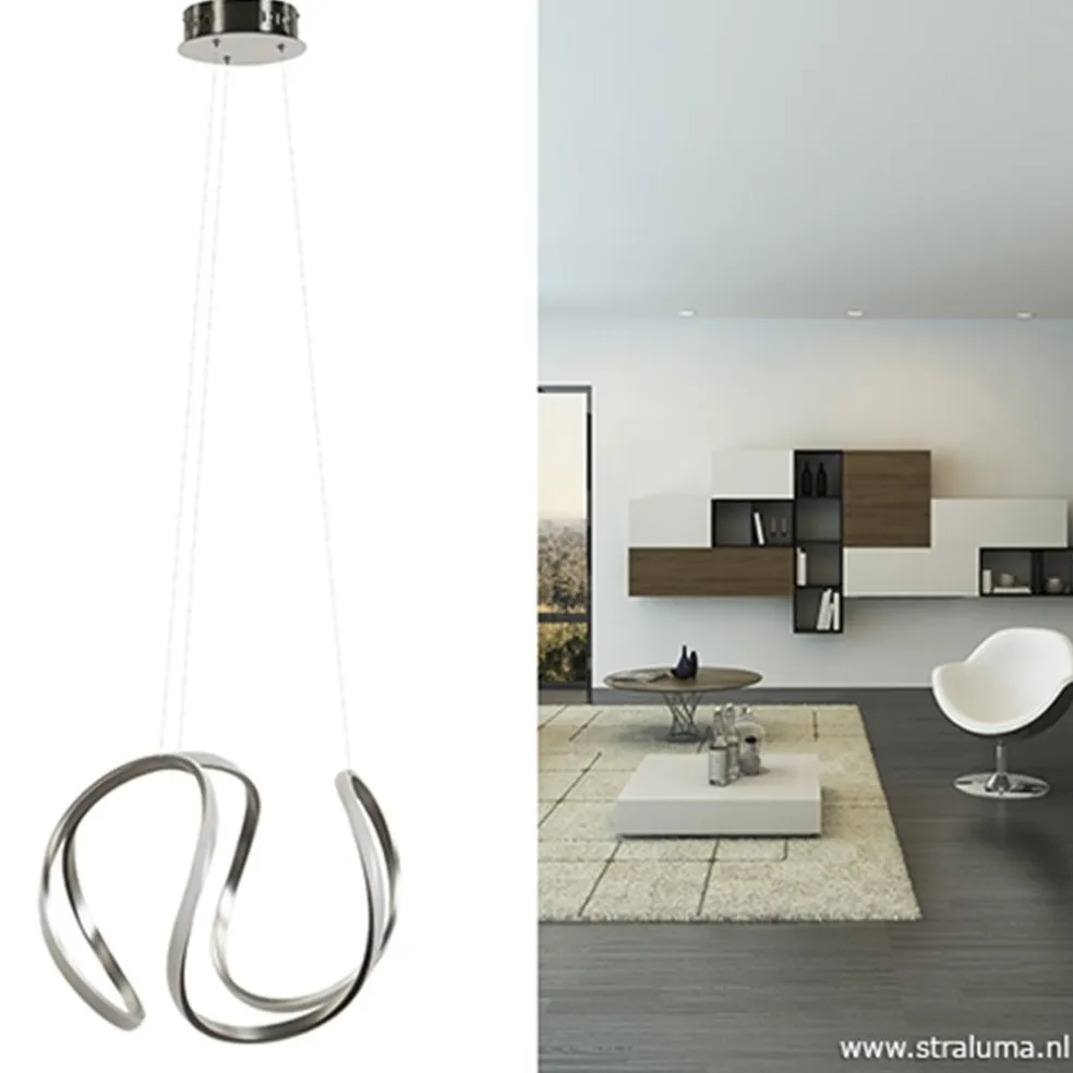 Design hanglamp LED staal