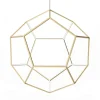 Design LED hanglamp goud 80x100 cm