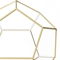 Design LED hanglamp goud 80x100 cm