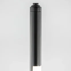 Design LED vloerlamp zwart met draaibare kap