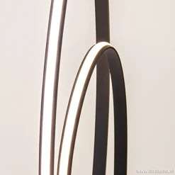 Design vloerlamp dimbaar LED zwart