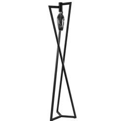 Design vloerlamp Taranto zwart metaal dimbaar