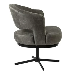 Draaibare armstoel bull-leder met return-system