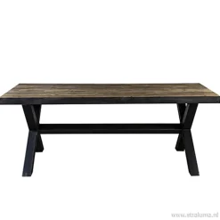 Eettafel Light & Living zink/hout