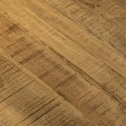 Eettafel mangohout met zwarte poot 240x90 cm