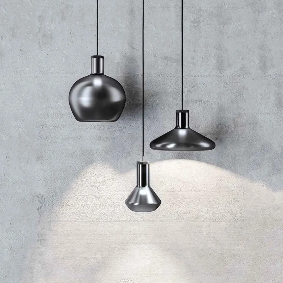 Flask C hanglamp 25cm metallic black