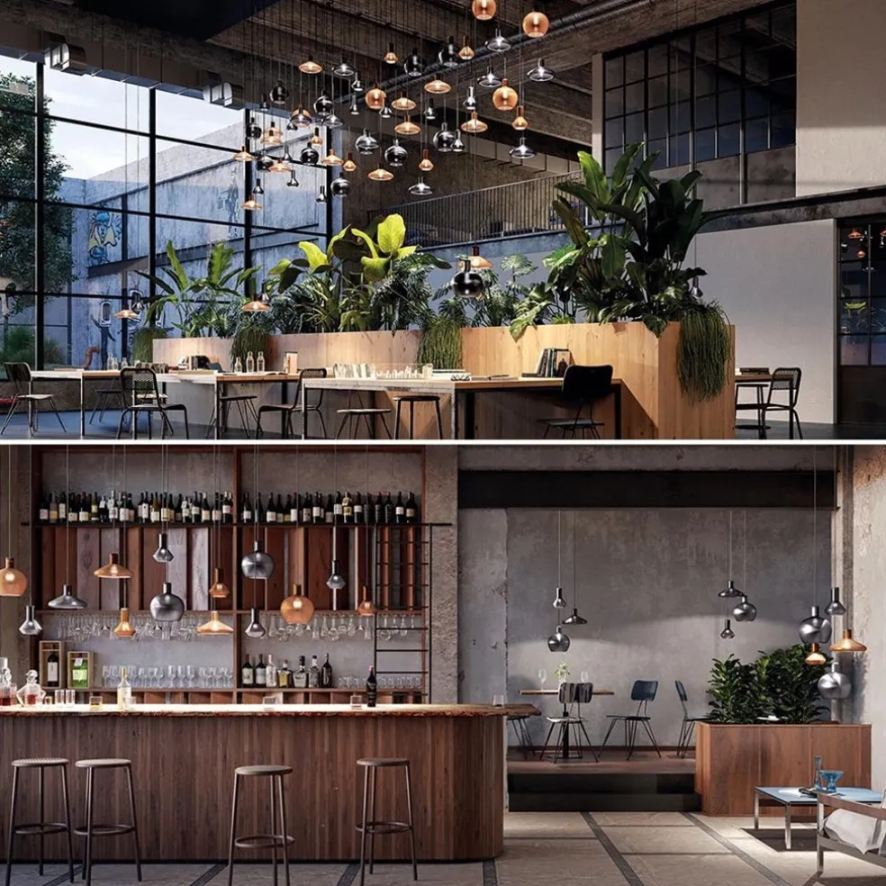 Flask C hanglamp 25cm metallic black