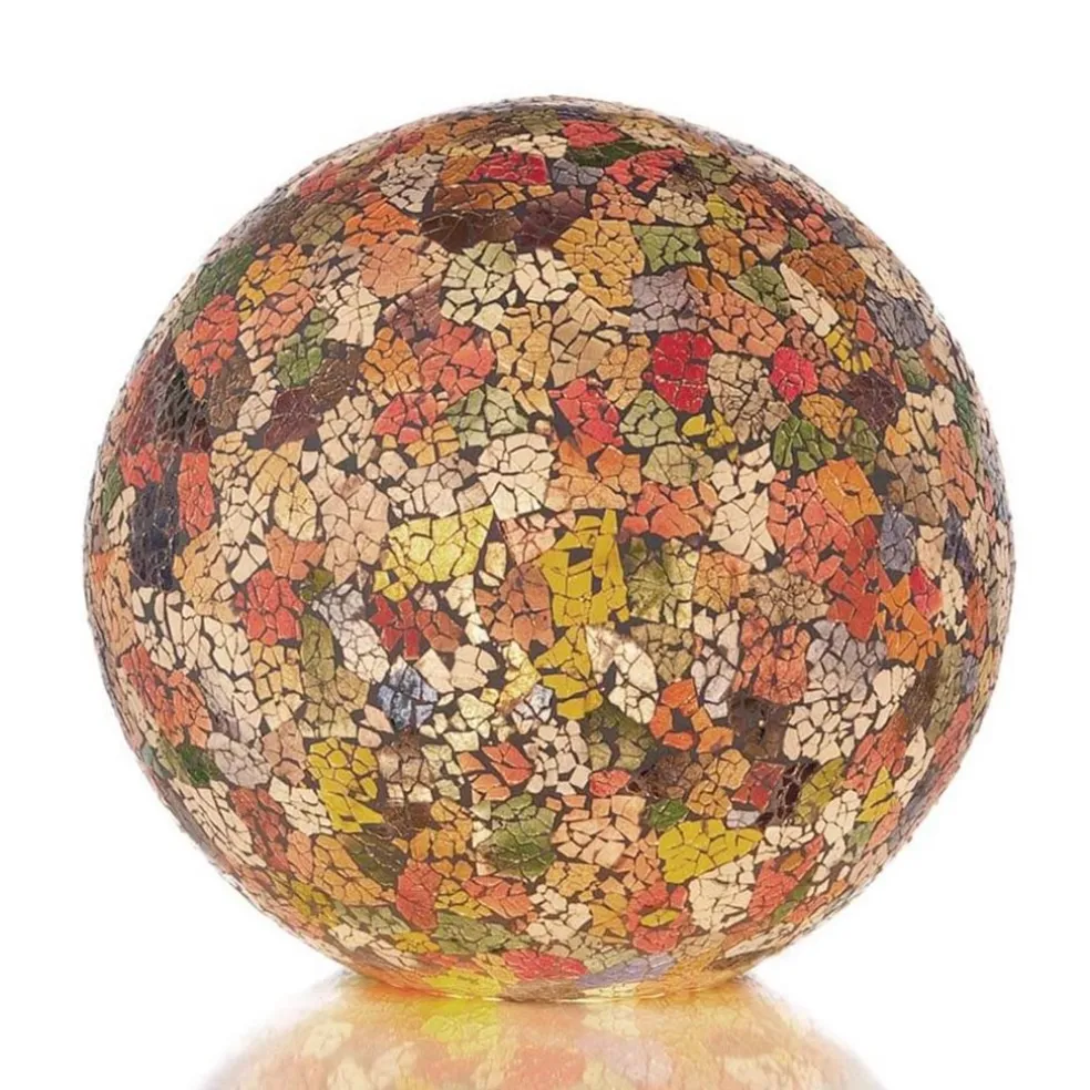 Gekleurde decoratieve tafellamp bol