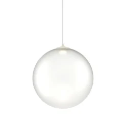 Glazen hanglamp Random Solo frosted wit 28 cm