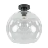Globe plafondlamp helder glas 30 cm