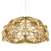Grote design hanglamp Quantica goud
