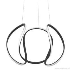Grote design hanglamp zwart LED
