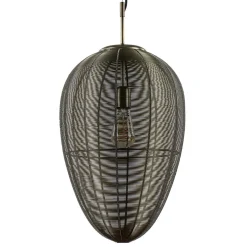 Grote hanglamp Yaelle antiek brons Light and Living