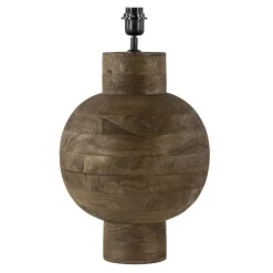 Grote Light and Living lampvoet Barumi hout
