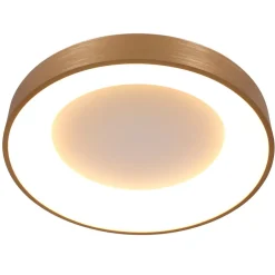 Grote plafondlamp goud 48 cm inclusief LED