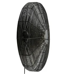 Grote wandlamp Mataka donker bruin rotan inclusief snoer