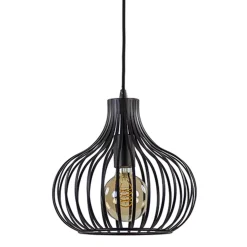Hanglamp Aglio 28cm zwart