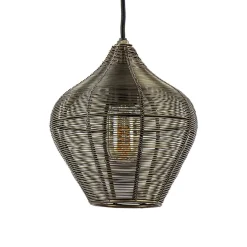 Hanglamp Alvaro 20cm antiek brons