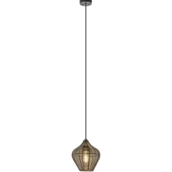 Hanglamp Alvaro 20cm antiek brons