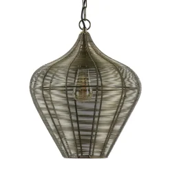 Hanglamp Alvaro 36cm antiek brons