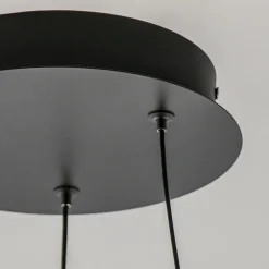 Hanglamp Ascoli 65 rond zwart/matgoud