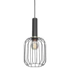 Hanglamp Aureole cilinder smal zwart