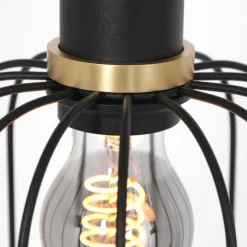 Hanglamp Aureole cilinder smal zwart