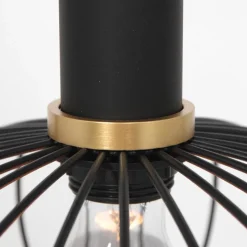 Hanglamp Aureole ovaal zwart